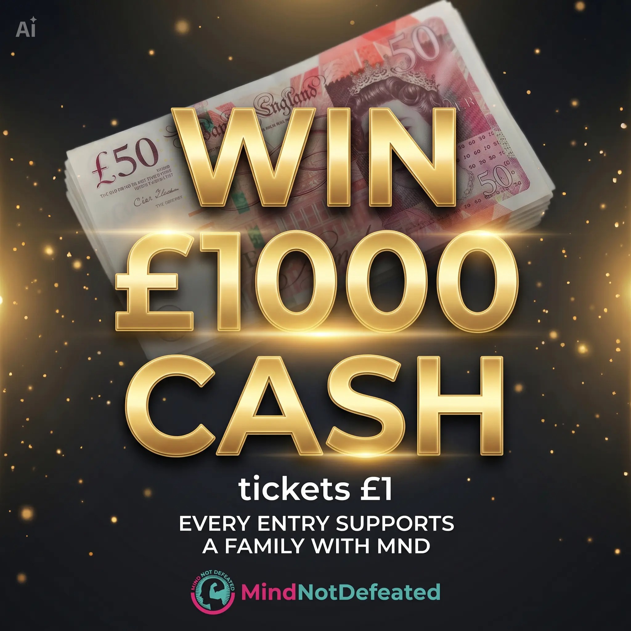 Win £1000 TAX FREE Cash – Mind Not Defeated Ltd